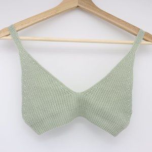 Light sage green top